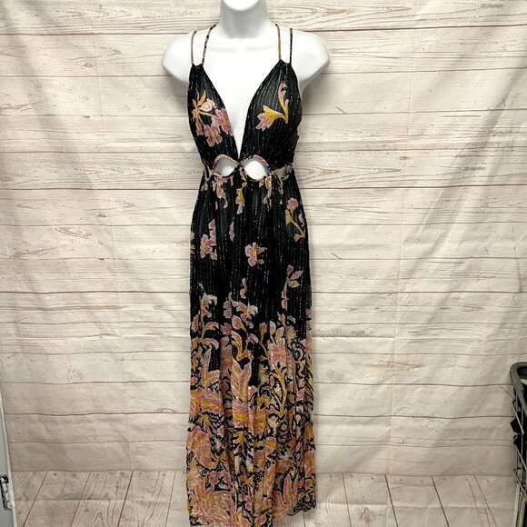 Anthropologie Dresses & Skirts - Anthropologie Sheer Cut-Out Maxi Dress